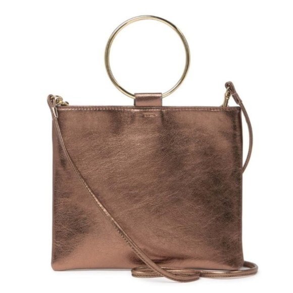 THACKER Le Pouch Leather Ring Handle Crossbody Bag - Picture 3 of 10